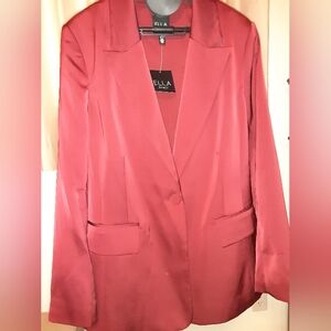 Rafaella Rose Blazer with Wide Lapels